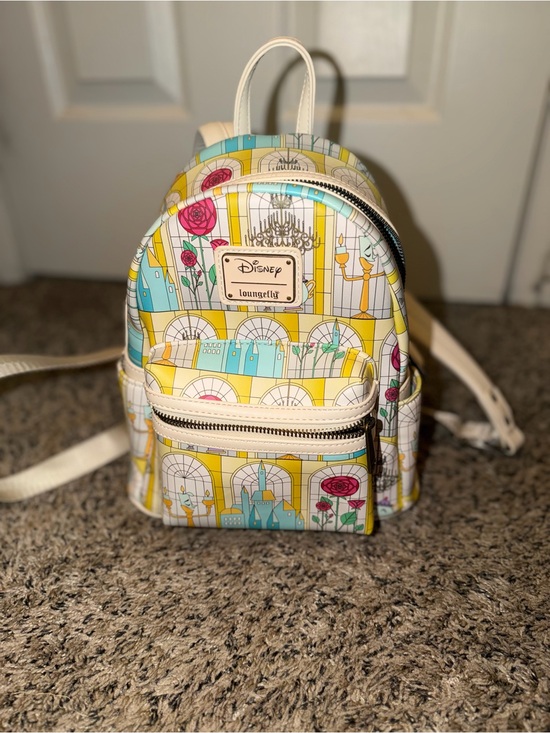 beauty and the beast mini backpack Loungefly Disney Princess Series Lenticular : Clothing, Shoes & Jewelry Belle agrees to take his place in exchange for his freedom Loungefly Disney Beauty and the